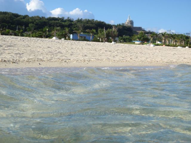 古宇利ビーチの砂浜